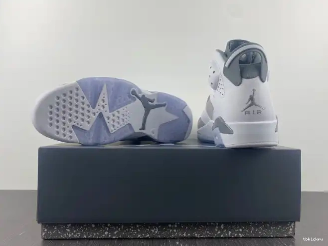 Rep TBkick Jordan Grey 6 Cool CT8529-100 Air 0526